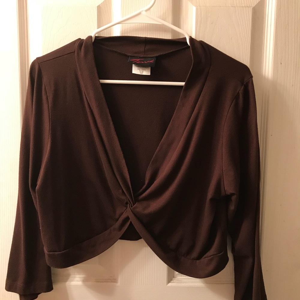 Brown shrug